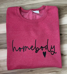 Homebody Sweatshirt (Black design)