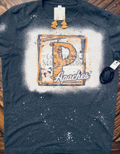 Load image into Gallery viewer, Custom Mascot Paint Splatter Tee (Bleached)
