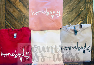 Homebody Sweatshirt (White design)