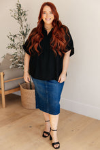 Load image into Gallery viewer, Because I Said So Dolman Sleeve Top in Black
