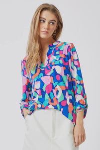 Colorful Abstract Top