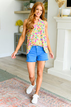 Load image into Gallery viewer, Lizzy Tank Top in Yellow Spring Floral
